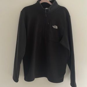 Mens The North Face Black half zip size L